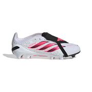 adidas Predator 26 Elite Fold-Over Tongue FG/AG Jnr Fußballschuhe - Ftwr White/Solar Turbo/Core Black