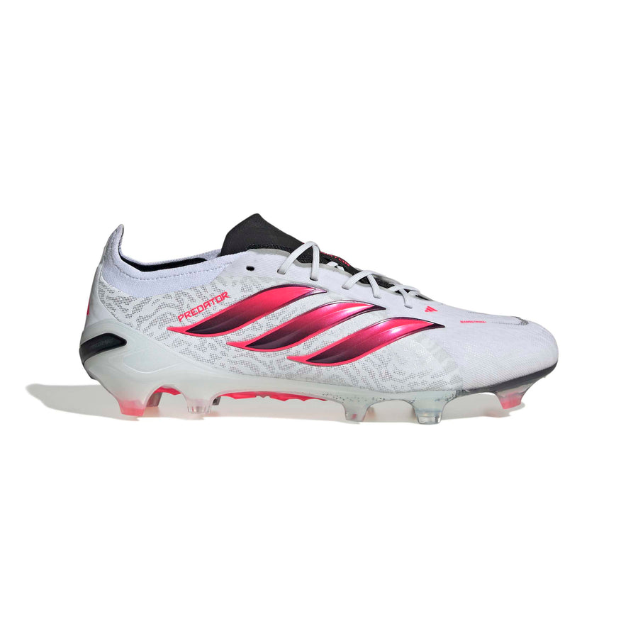 adidas Predator 26 Elite FG/AG Fußballschuhe - Ftwr White/Solar Turbo/Core Black