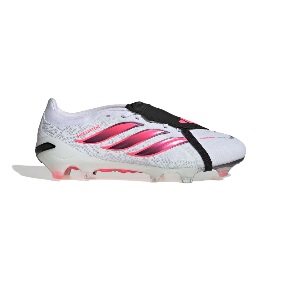 adidas Predator 26 Pro Fold-Over Tongue FG/AG Fußballschuhe - Ftwr White/Solar Turbo/Core Black