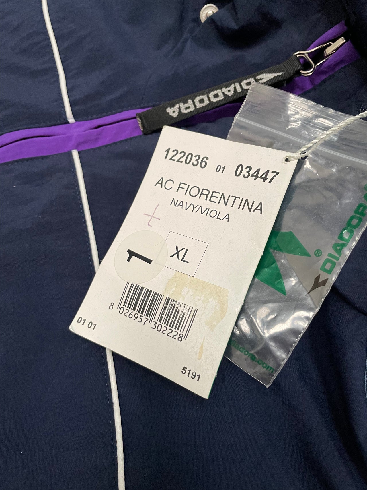1998/99 FIORENTINA *BNWT* FULL TRACKSUIT (XL) DIADORA