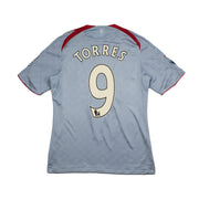 2008/09 Liverpool Torres #9 Auswärtstrikot (S) Adidas