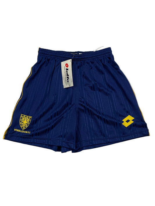 CULT KITS - 1996/97 WIMBLEDON *BNWT* HOME SHORTS (XL) LOTTO