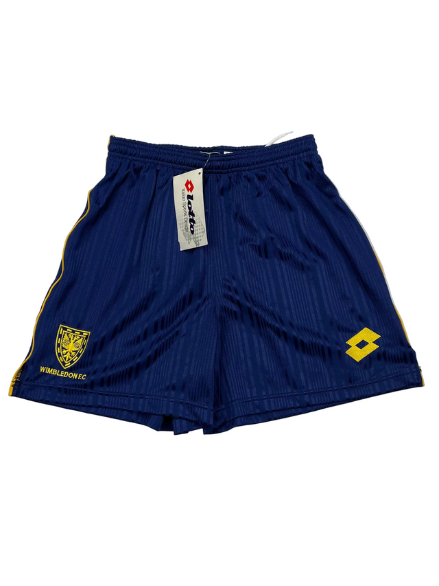CULT KITS - 1996/97 WIMBLEDON *BNWT* HOME SHORTS (XL) LOTTO