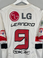 2007/08 Santos Leandro #9 Heimtrikot (L) Reebok