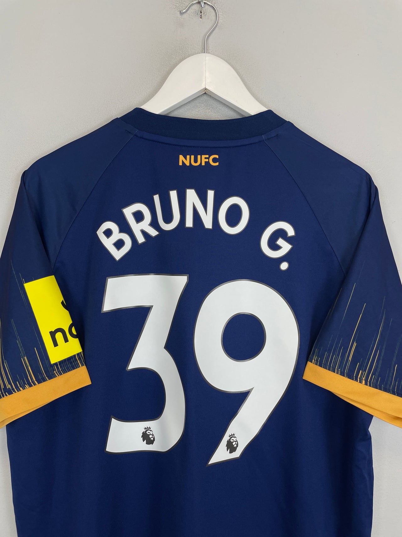 CULT KITS - 2022/23 NEWCASTLE UNITED BRUNO G. #39 AWAY SHIRT (XXL) CASTORE