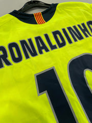 2005/06 Barcelona Ronaldinho #10 Auswärtstrikot (XXL) Nike