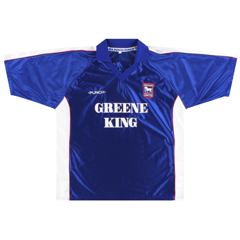 1999-01 Ipswich Punch Heimtrikot XXL