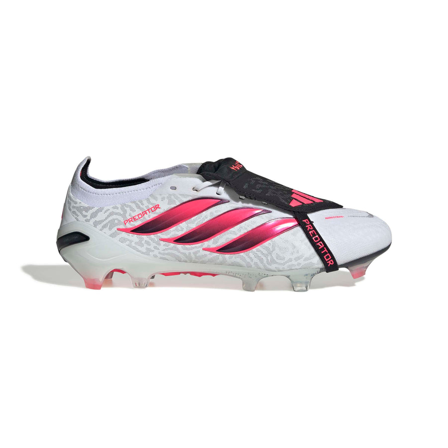 adidas Predator 26 Elite Fold-Over Tongue FG/AG Fußballschuhe – Ftwr White/Solar Turbo/Core Black
