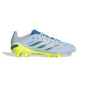 adidas Predator 26 Elite FG/AG Jnr Fußballschuhe - Crystal Sky/Ray Blue/Team Solar Yellow