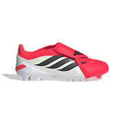 adidas Predator 26 League Fußballschuhe für Kinder mit umklappbarer Zunge FG/AG – Lucid Red/Core Black/Ftwr White