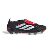 adidas Predator 26 Elite Fold--Over Tongue FG/AG Fußballschuhe - Core Black/Ftwr White/Lucid Red