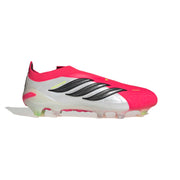 adidas Predator 26 Elite Laceless FG/AG Fußballschuhe - Lucid Red/Core Black/Ftwr White
