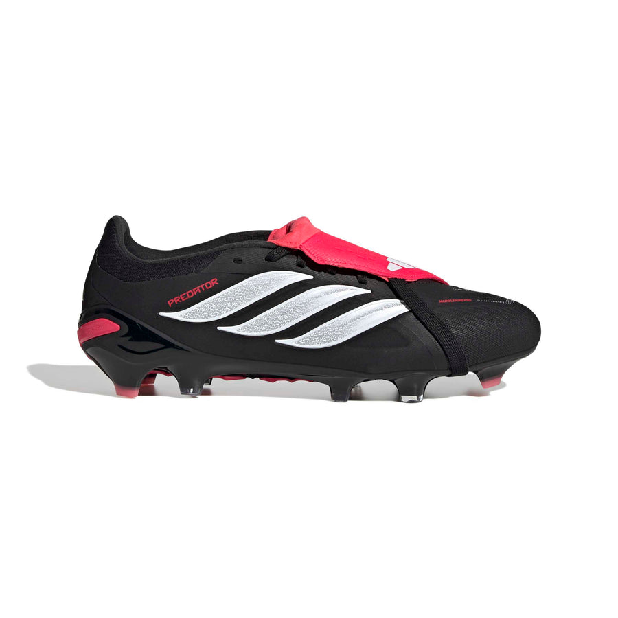 adidas Predator 26 Pro Fold-Over Tongue FG/AG Fußballschuhe – Core Black/Ftwr White/Lucid Red