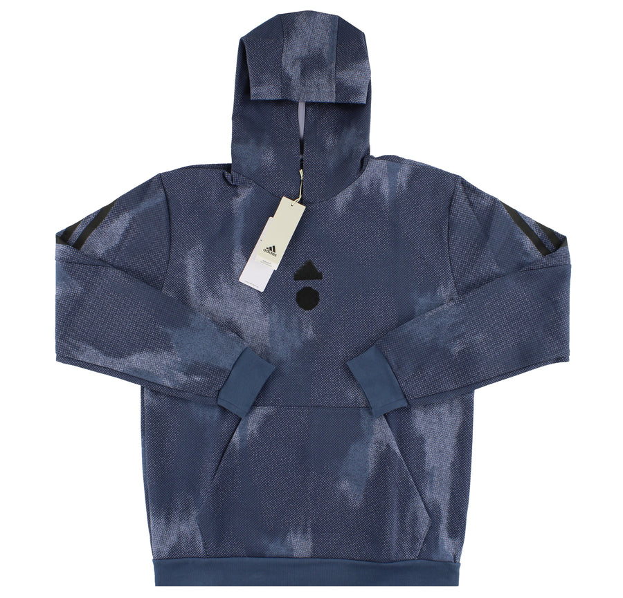 2024-25 Manchester United x adidas Future Icons Graphic Hoodie Blue *BNIB* L