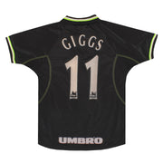 1998-99 Manchester United Umbro Auswärtstrikot Giggs #11 Gr. L.Jungen