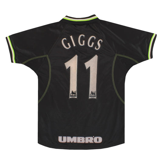 1998-99 Manchester United Umbro Third Shirt Giggs #11 L.Boys