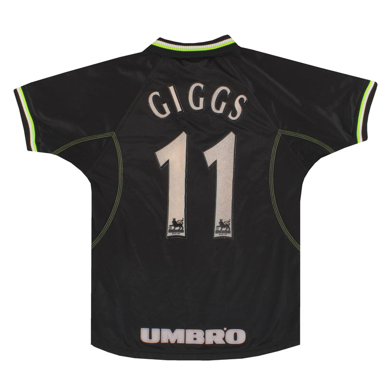 1998-99 Manchester United Umbro Third Shirt Giggs #11 L.Boys
