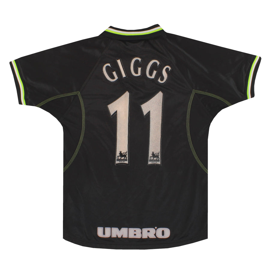 1998-99 Manchester United Umbro Auswärtstrikot Giggs #11 Gr. L.Jungen