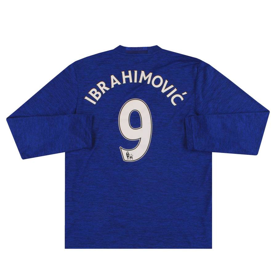 2016-17 Manchester United adidas Auswärtstrikot Ibrahimovic #9 Langarm