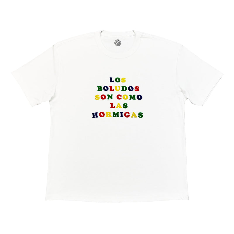 Maradona Los Boludos 'Idiots' Tee, XL / Argentina / White