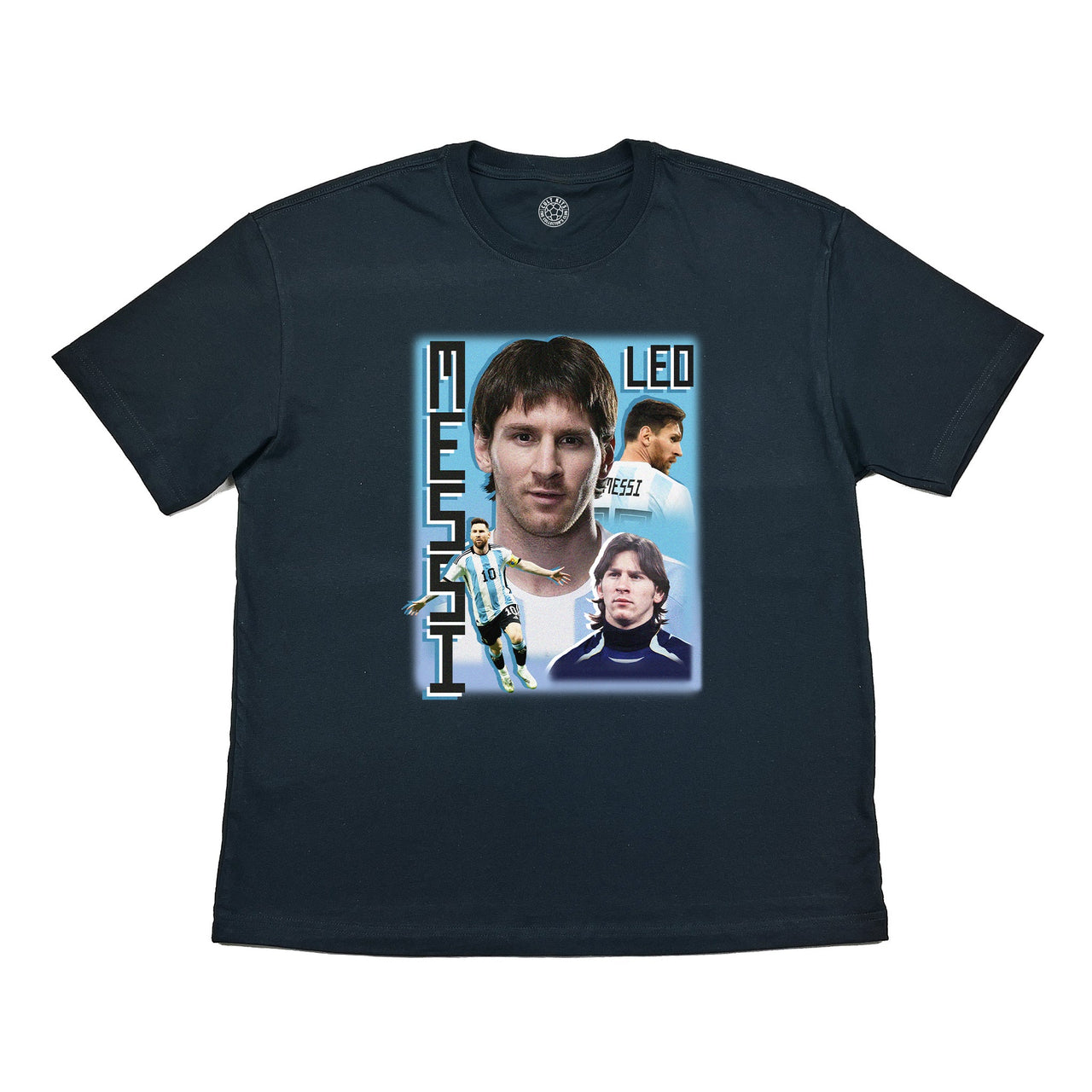 ARGENTINA MESSI BOOTLEG TEE | Cult Kits, XXL / Argentina / Black
