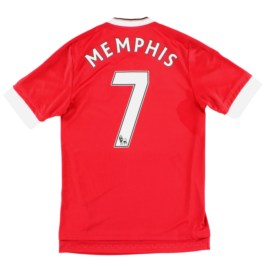 2015-16 Manchester United adidas Home Shirt Memphis #7 *Mint* XS