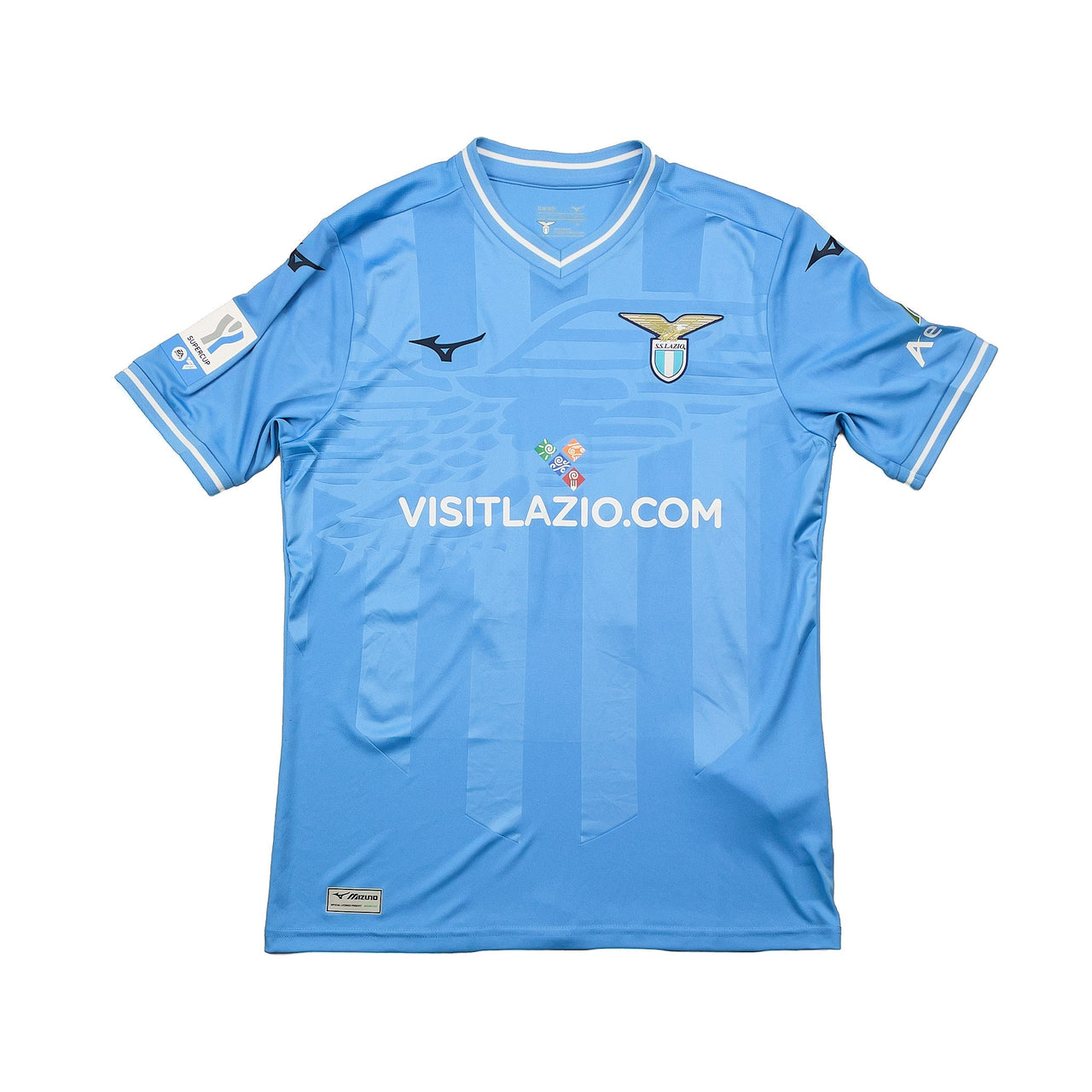 2023/24 LAZIO LUIS ALBERTO #10 *MATCH ISSUE* HOME SHIRT (M) MIZUNO