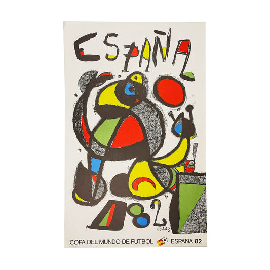 1982 ESPAÑA COPA DEL MUNDO DE FUTBOL ESPANA ORIGINAL PRINT