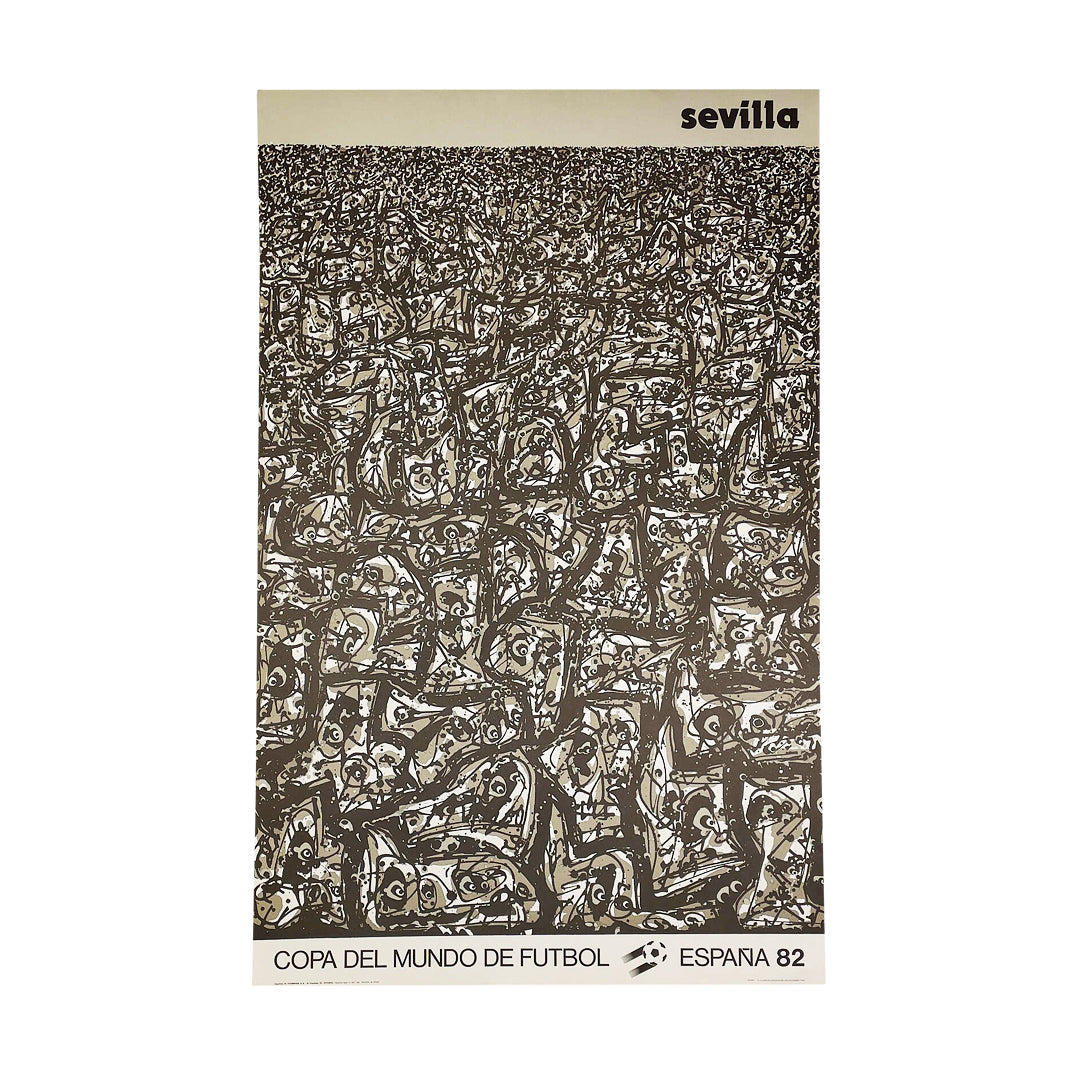 1982 SEVILLA COPA DEL MUNDO DE FUTBOL ESPANA ORIGINAL PRINT
