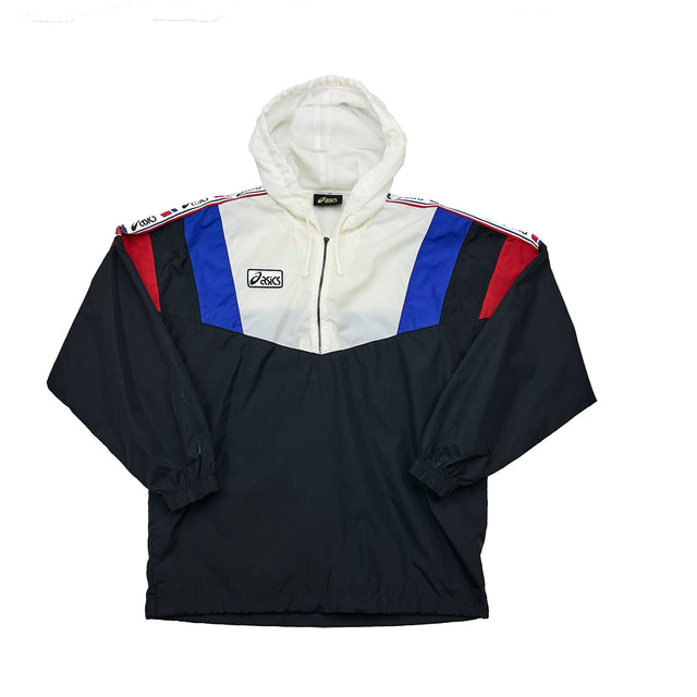 CULT KITS - 2000/01 ASICS 1/4 ZIP WINDBREAKER JACKET (M)