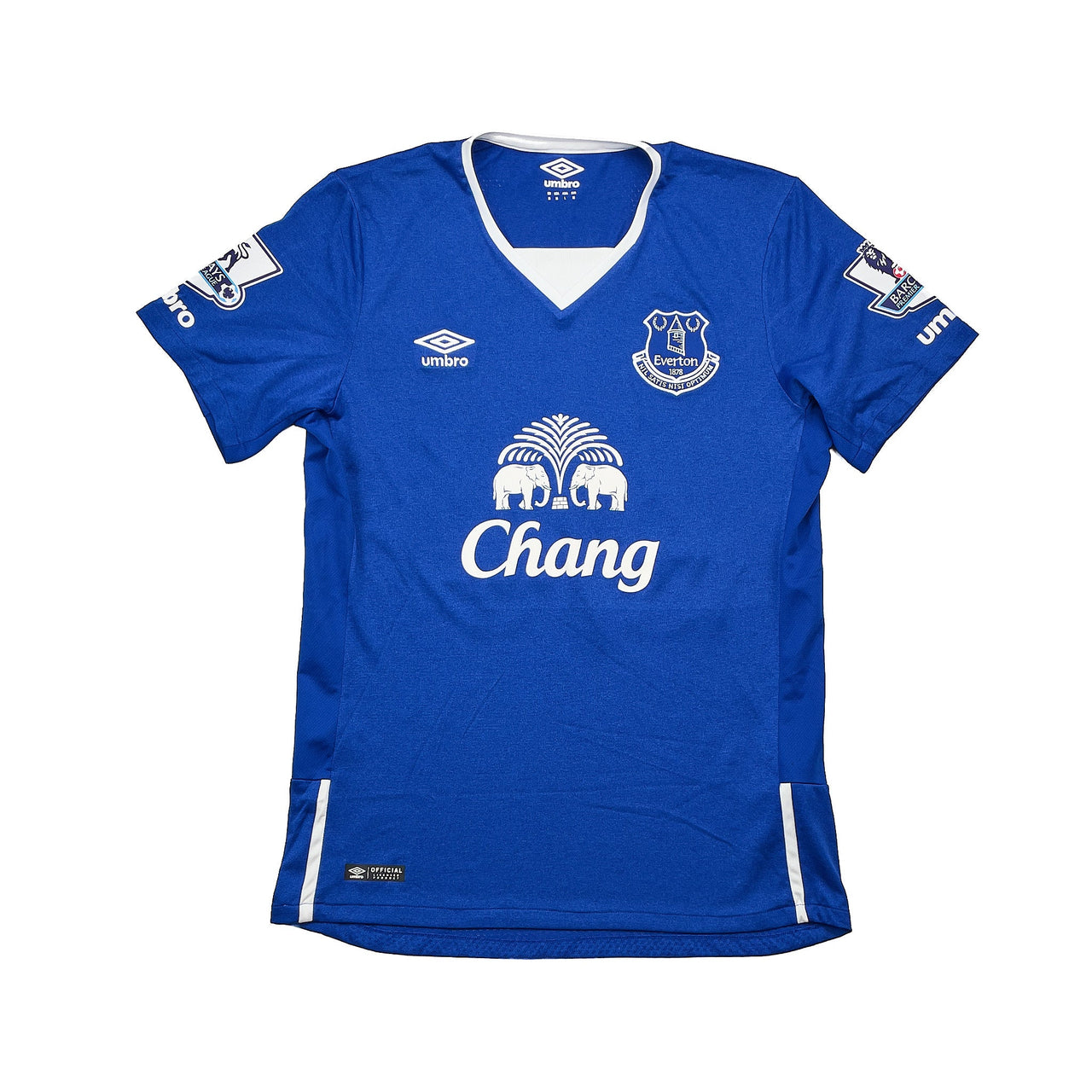 2019/20 EVERTON BARKLEY #20 *MATCH ISSUE + SIGNED* HOME SHIRT (M) UMBRO