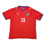 2008/09 Tschechische Republik Baros #15 Heimtrikot (L) Puma
