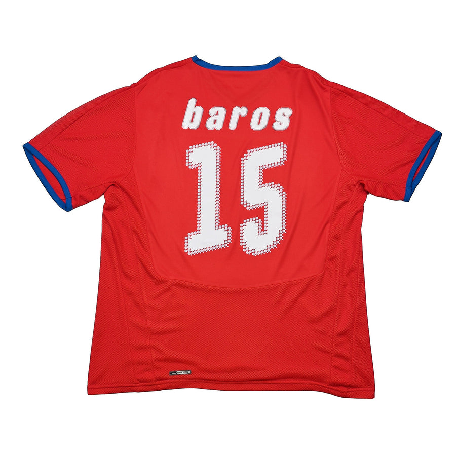 2008/09 Tschechische Republik Baros #15 Heimtrikot (L) Puma