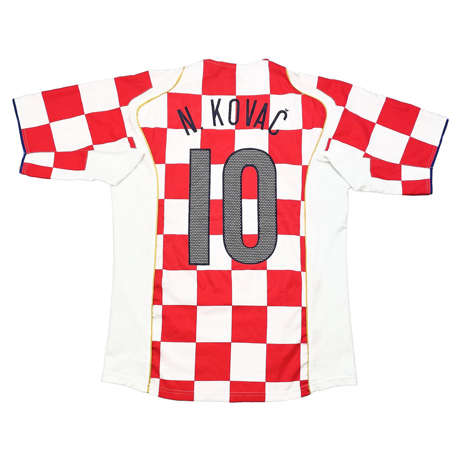 2004/06 Kroatien N Kovac #10 Heimtrikot (M) Nike