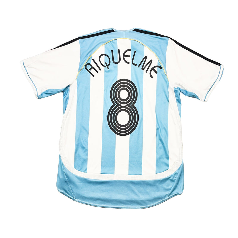 2005/07 Argentina Riquelme #8 Home Shirt (M) Adidas