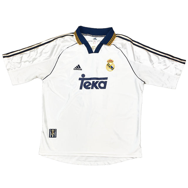 1998/00 Real Madrid Anelka #19 Home Shirt (XL) Adidas