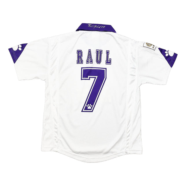 1997/98 Real Madrid Raul #7 Home Shirt (XS) Kelme