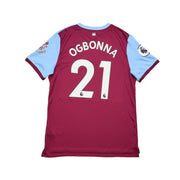 2019/20 West Ham Ogbonna #21 *Match Issue* Heimtrikot (L) Umbro