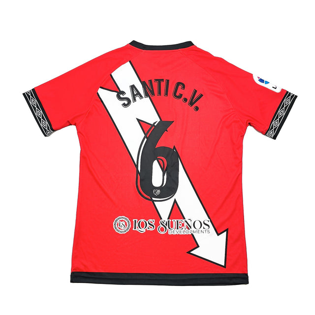 CULT KITS | 2022/23 RAYO VALLECANO COMESANA #6 *MATCH WORN* HOME SHIRT (L) UMBRO