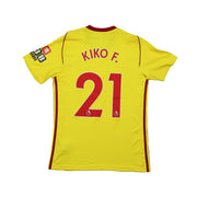 2017/18 Watford Kiko F #21 *Match Issue* Heimtrikot (S) Adidas