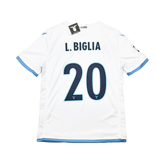 2016/17 LAZIO BIGLIA #20 *BNWT* THIRD SHIRT (XL) MACRON