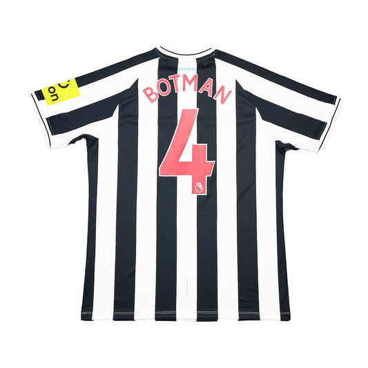 CULT KITS - 2022/23 NEWCASTLE UNITED BOTMAN #4 *BNWOT* HOME SHIRT (MULTIPLE SIZES) CASTORE, XL / Newcastle United / 2022