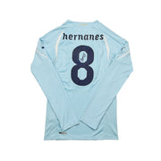 2010/11 Lazio Hernanes #8 *Player Issue + Unterschrieben* L/S Heimtrikot (M) Puma