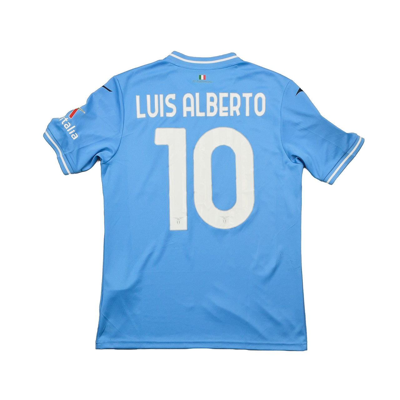 2023/24 LAZIO LUIS ALBERTO #10 *MATCH ISSUE* HOME SHIRT (M) MIZUNO