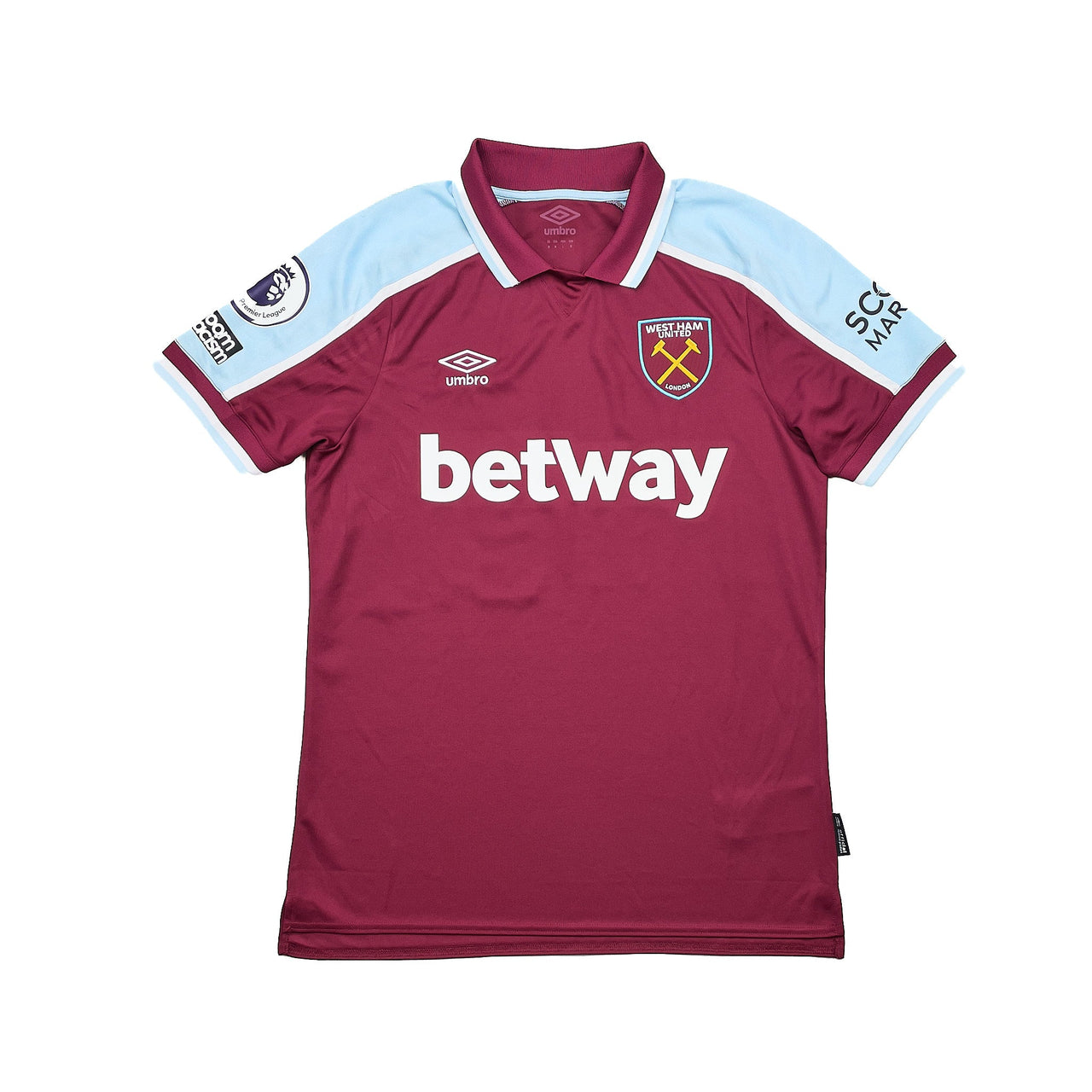 CULT KITS | 2021/22 WEST HAM RICE #41 *MATCH WORN* HOME SHIRT