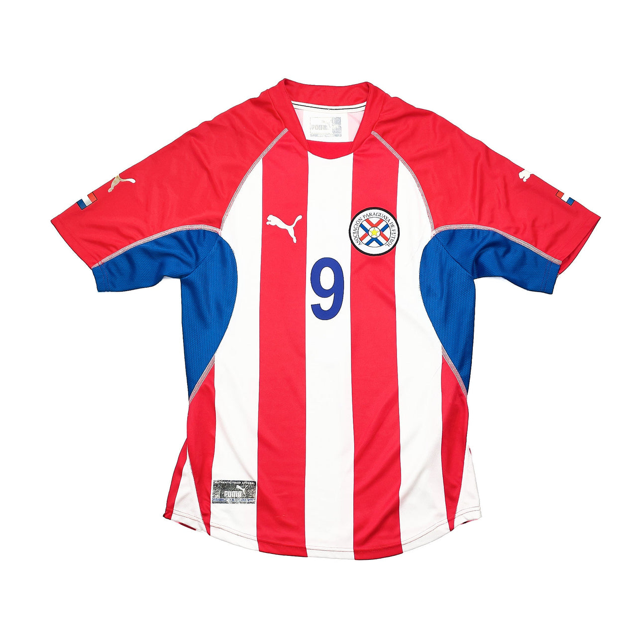 CULT KITS - 2002/03 PARAGUAY SANTA CRUZ #9 HOME SHIRT (M) PUMA