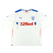 2014-15 Rangers Puma Auswärtstrikot Langarm XXXL