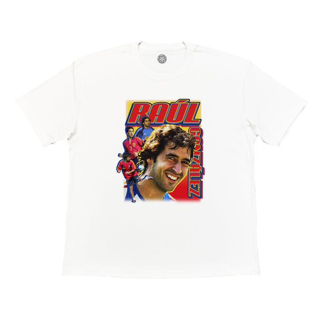 SPAIN RAUL BOOTLEG TEE | Cult Kits, Large / Spain / White