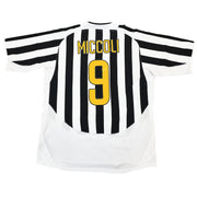 2003/04 Juventus Miccoli #9 Heimtrikot (XL) Nike