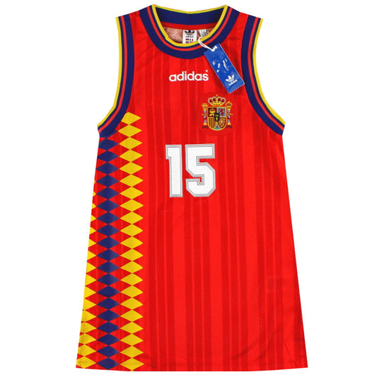 2018-19 Spain adidas Originals Women's Tank Dress #15 *BNIB*